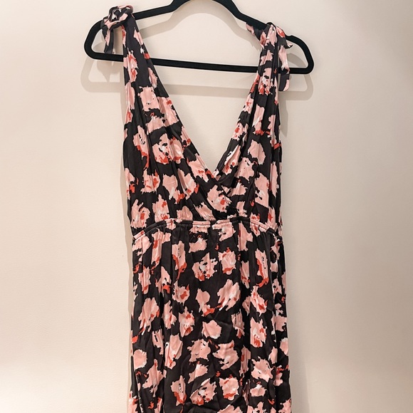 The Bikini Lab - black and pink multi beach coverup - NWT - size L - Picture 3 of 6